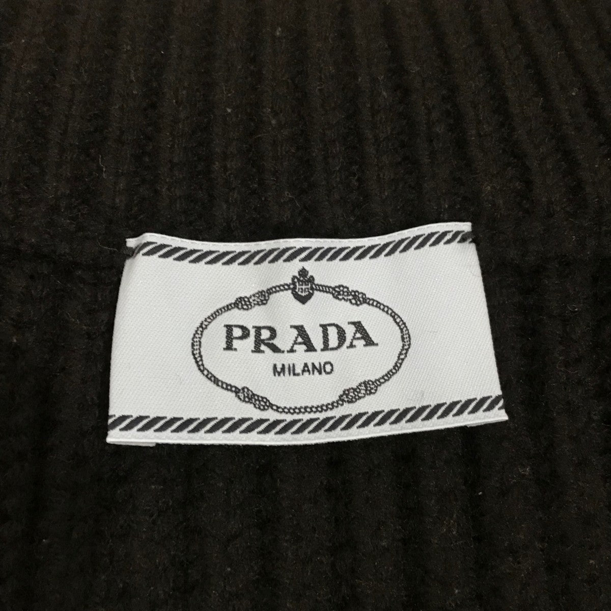 PRADA(プラダ) ジップニットP25L14 P25L14 ブラック サイズ 38