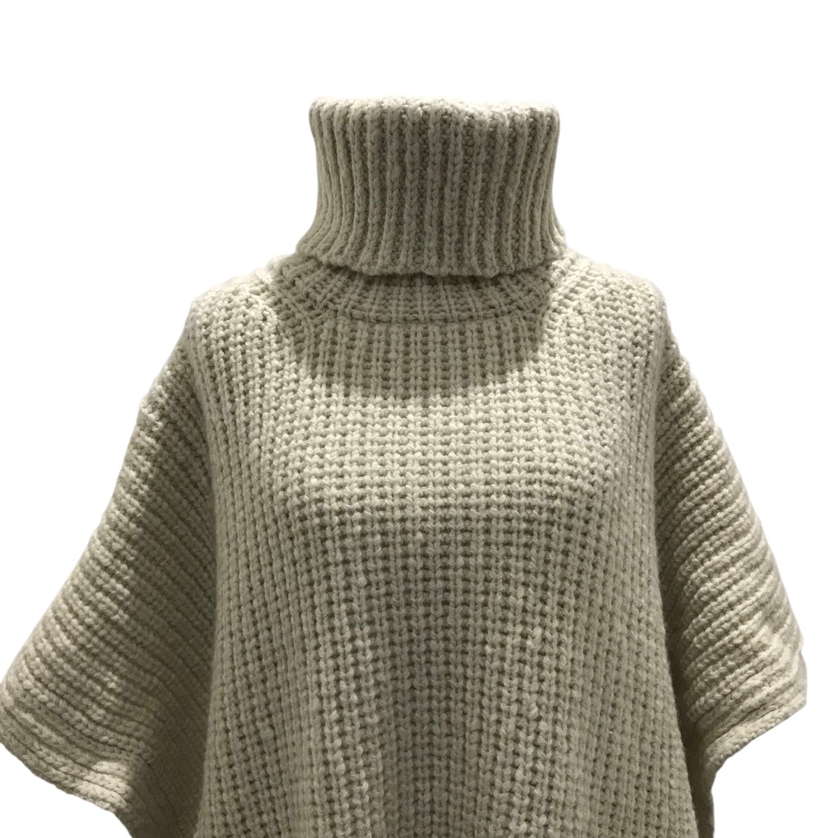 BLAMINK カシミヤニットポンチョ7915-230-0061 古着・中古-4枚目のアイテム画像