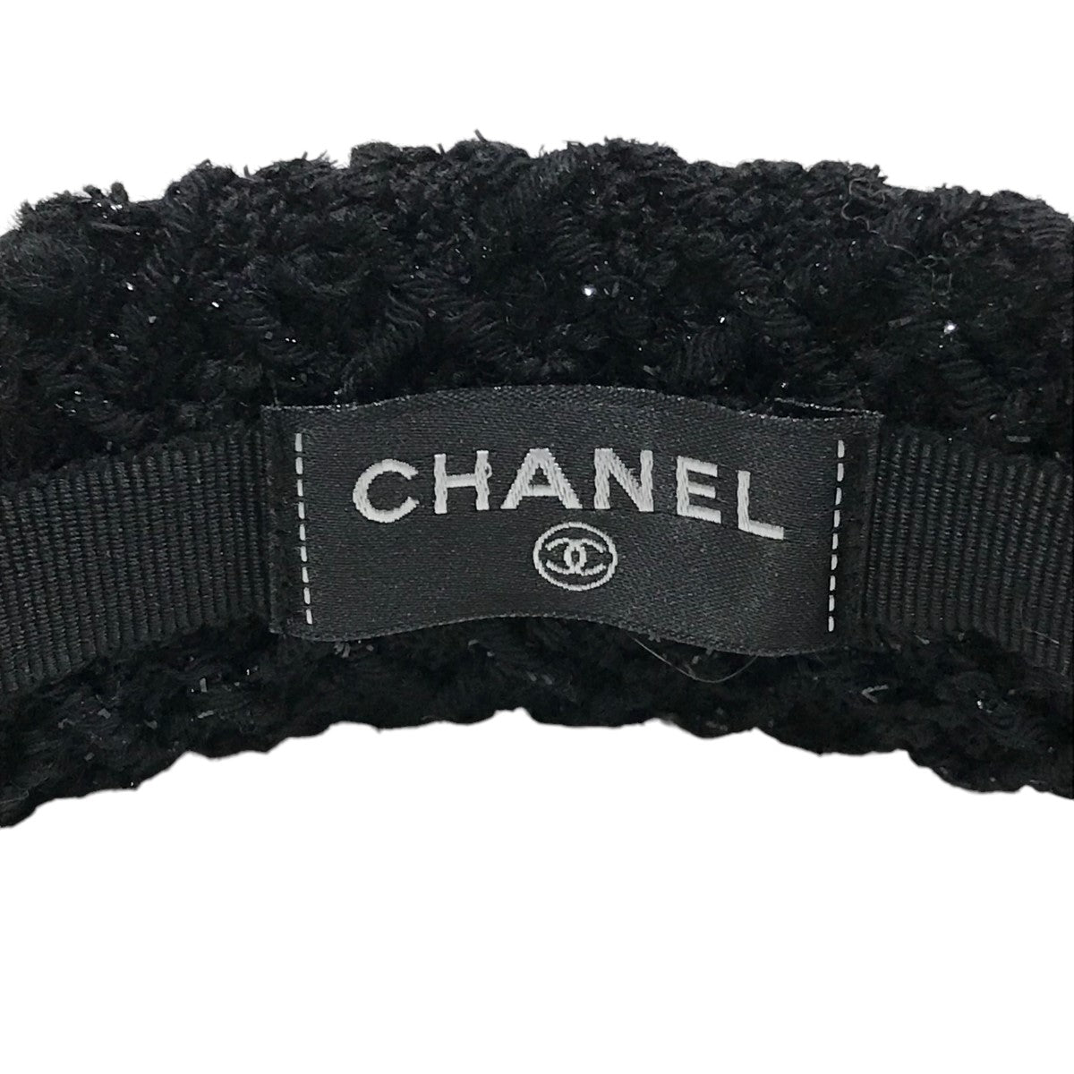 CHANEL(シャネル) ツイード カチューシャ ブラック｜【公式