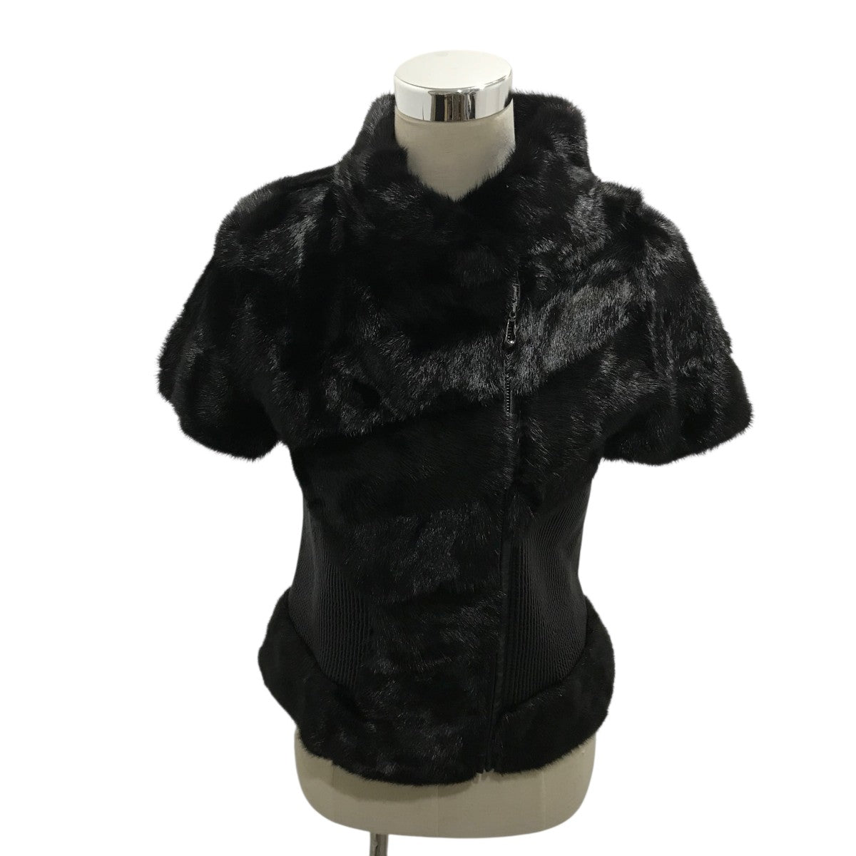 ミンクファー切替ジャケット