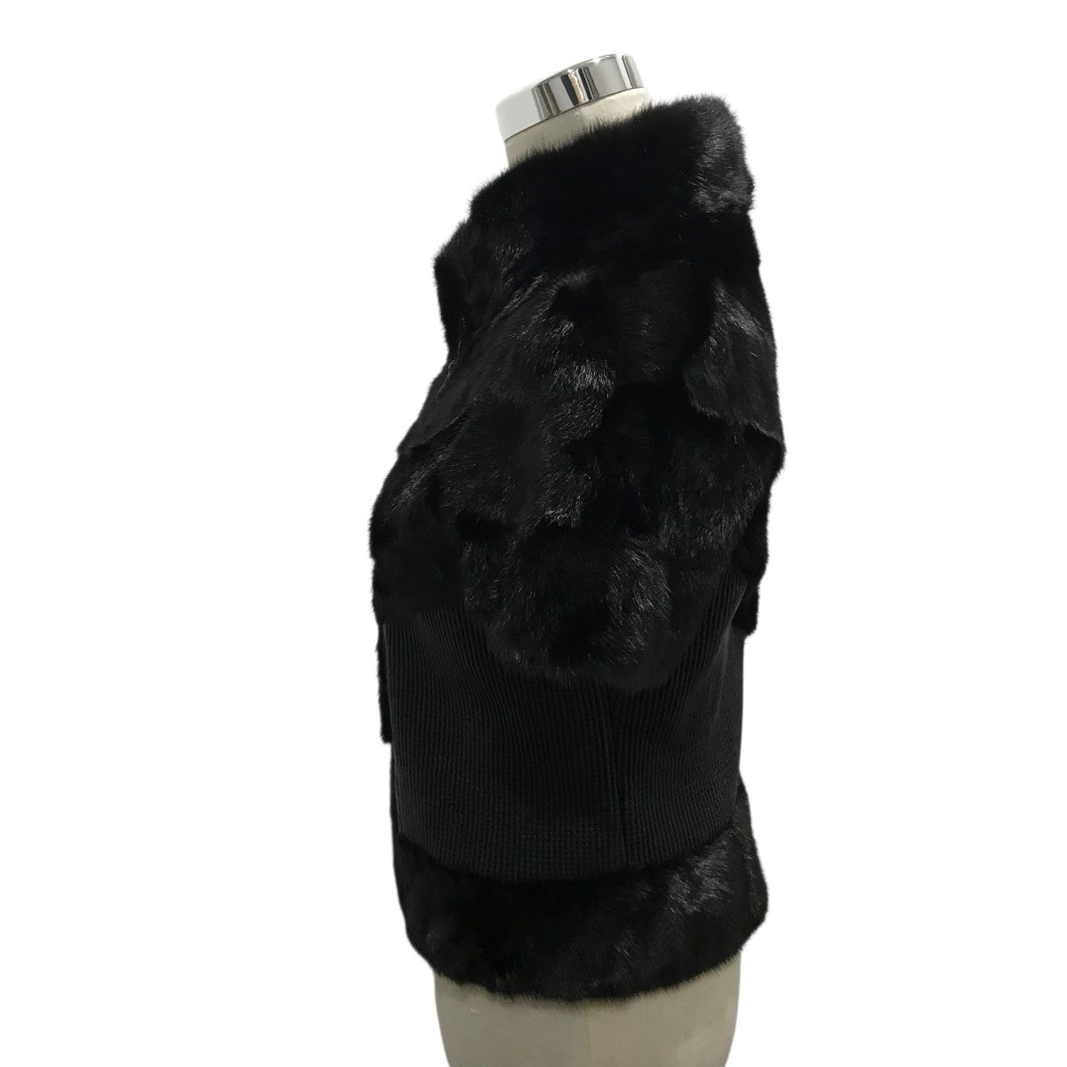 ミンクファー切替ジャケット