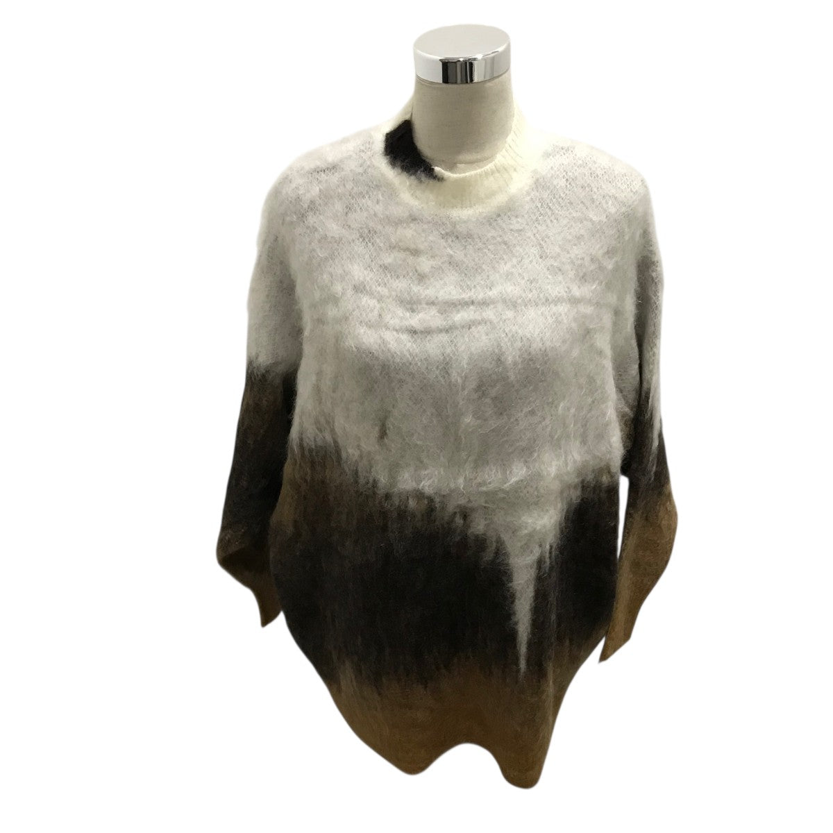 24AW【Drip Glaze Pattern Mohair Knitted Top】モヘヤニットMM24FW-KN066