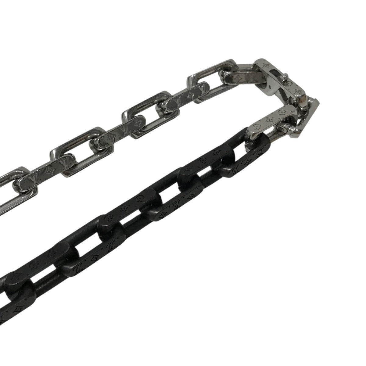 超人気✨ouis Vuitton チェーンネックレス シルバー/ブラック 楽天市場】ルイヴィトン【LOUIS VUITTON】M00677 コリエ