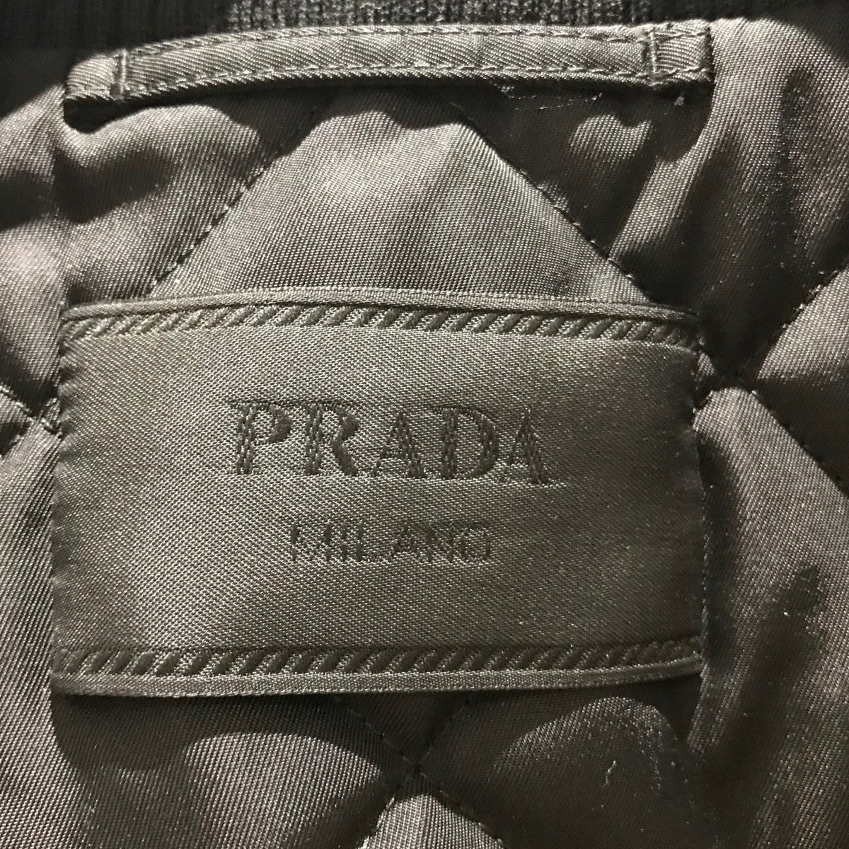 PRADA(プラダ) RE-NYLON中綿ボンバージャケットSGC824 SGC824 ブラック