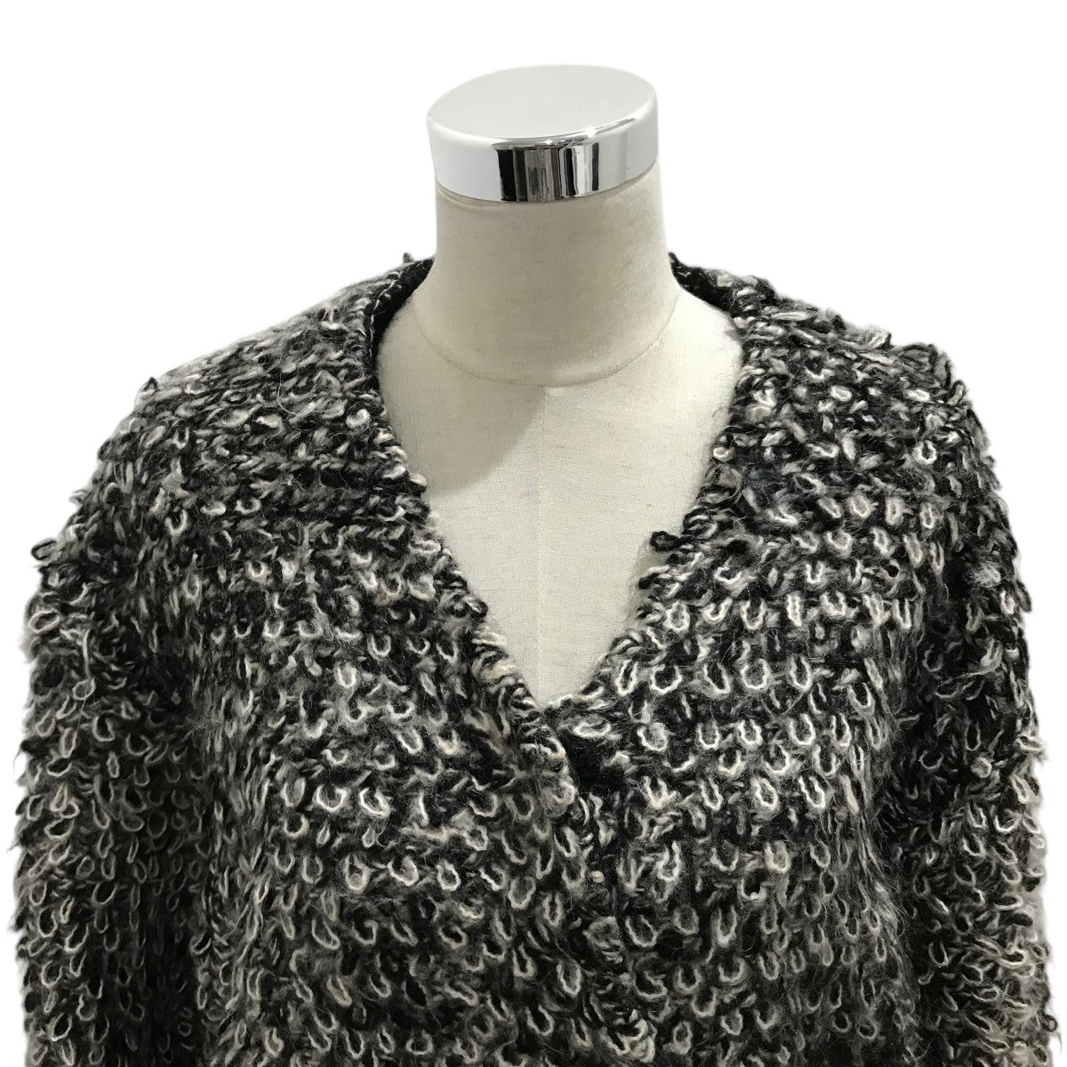 即購入OK CLANE MIXLOOP MOHAIR KNIT CARDIGAN CLANE/クラネ】MIX LOOP MOHAIR KNIT CARDIGAN/ミックスループ