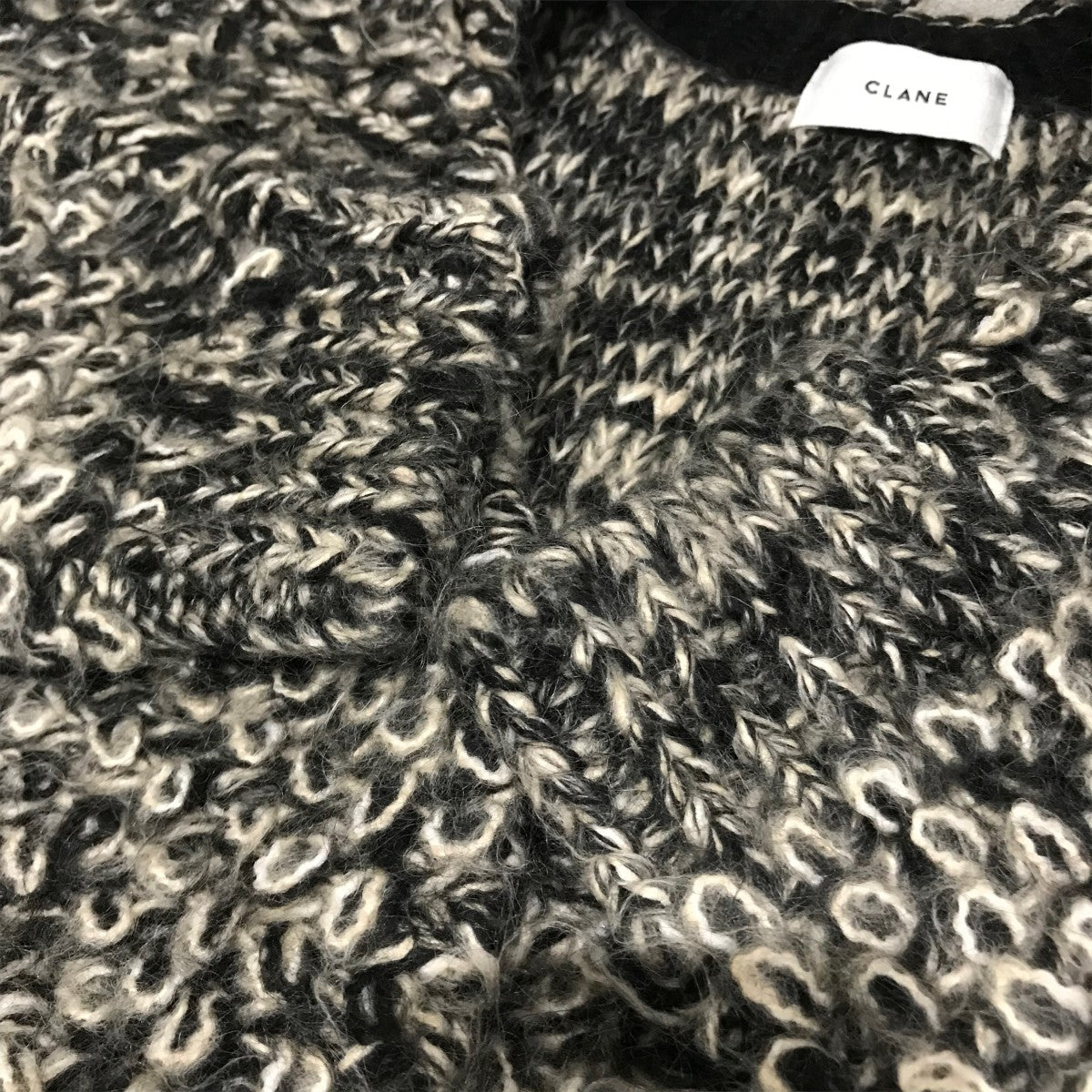 CLANE(クラネ) 【MIX LOOP MOHAIR KNIT CARDIGAN】ミックス