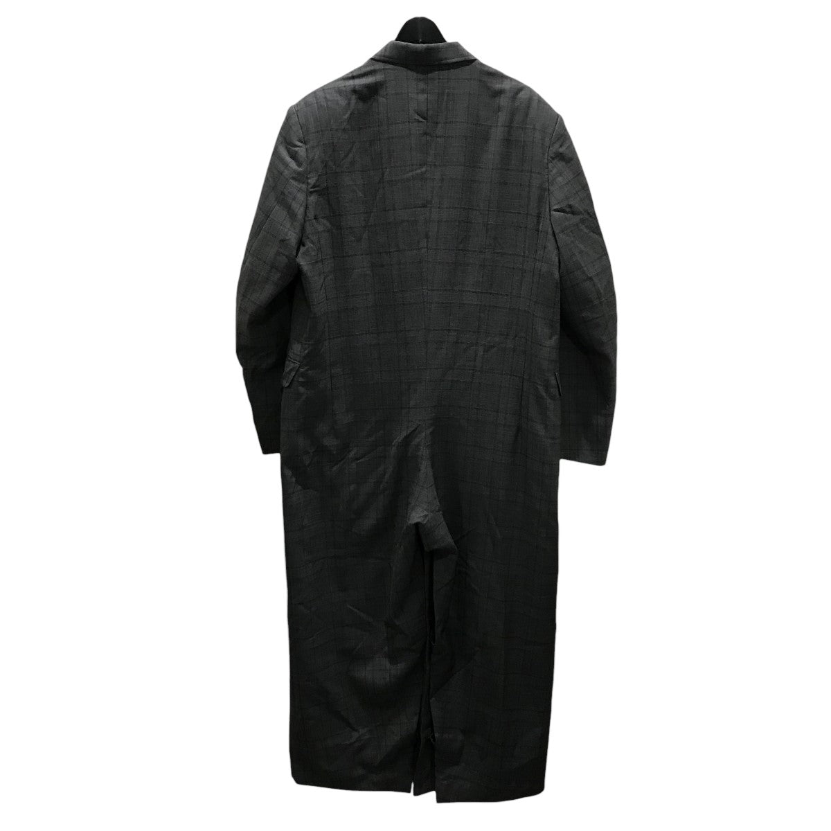 チェックロングテーラードジャケット24SS15JK63