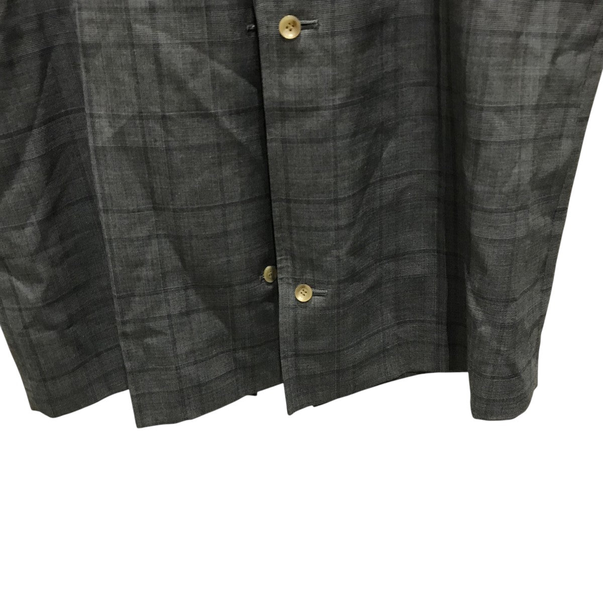 チェックロングテーラードジャケット24SS15JK63