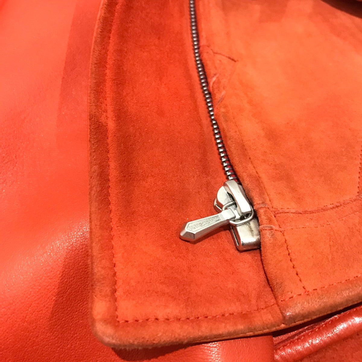 【希少】エルメス　マルジェラ　マルジェラ期　HERMES　レザー　スエード HERMES(エルメス) マルジェラ期スウェードジレコート グレー