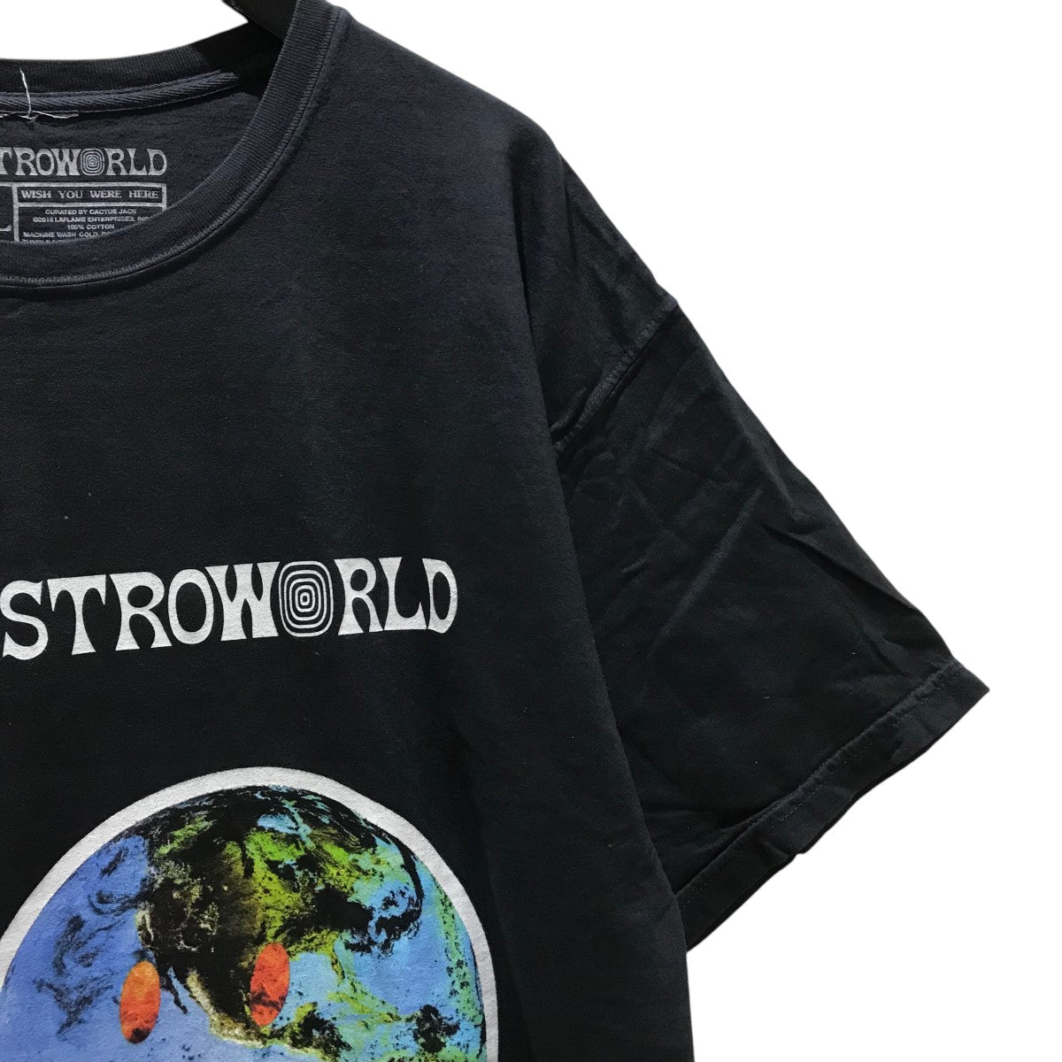 TRAVIS SCOTT(トラヴィススコット) プリントTシャツ ブラック
