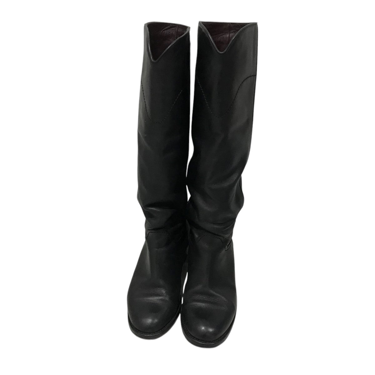 ♡シャネルブーツ♡ 1/2 35 こげ茶　CCマーク付き 290848-1.jpg