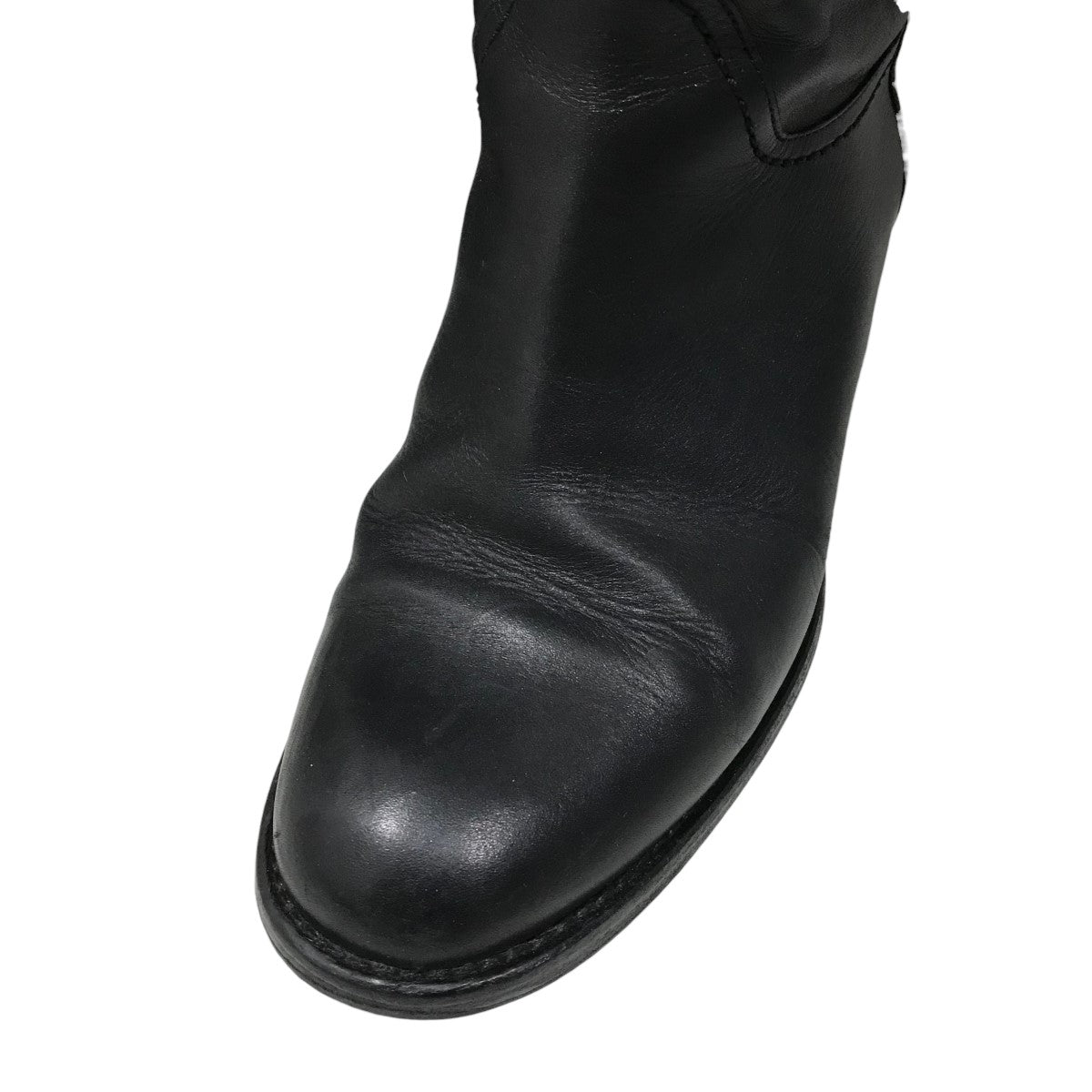 CHANEL ブーツレザーココマークバックジップサイズ38