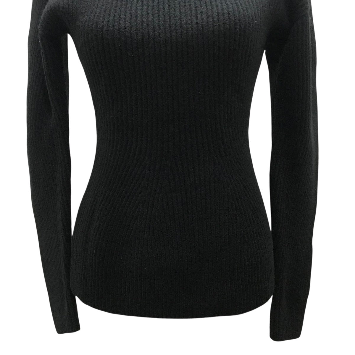 JIL SANDER 黒 クルーネックオーバーニット JIL SANDER ジルサンダー クルーネックニット/SWEATER CN LS