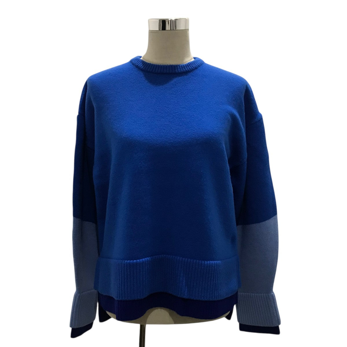 ♡ nagonstans ナゴンスタンス レイヤードネックプルオーバー nagonstans(ナゴンスタンス) 24AW【cuffs layered knit pullover