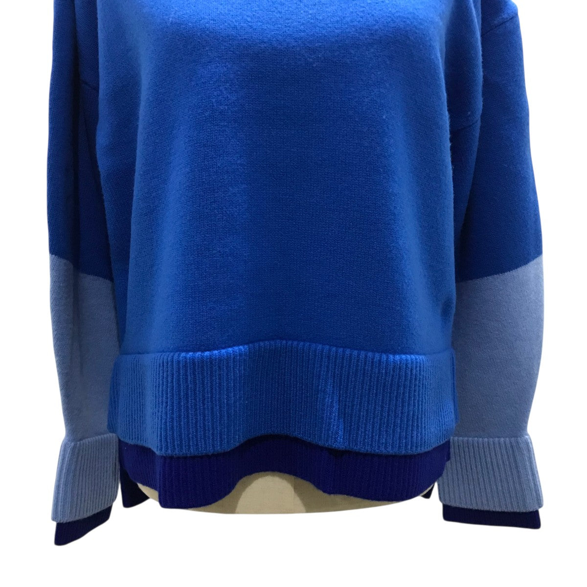 nagonstans(ナゴンスタンス) 24AW【cuffs layered knit pullover