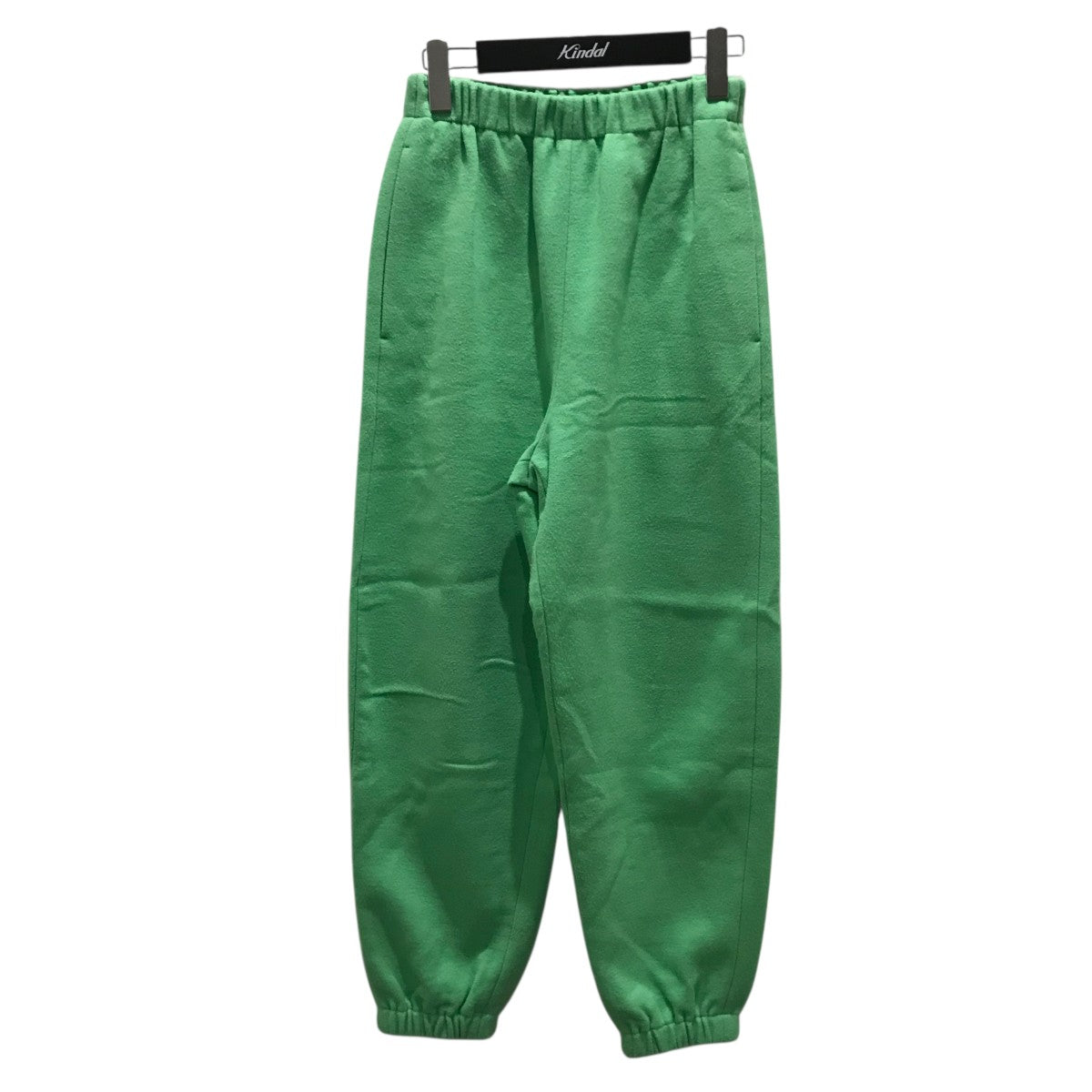 【新品未使用】ENFOLDプリーツレギンス 緑〈定価39,600円〉 ENFOLD(エンフォルド) 【 ELASTIC TROUSERS】ウォームクロス