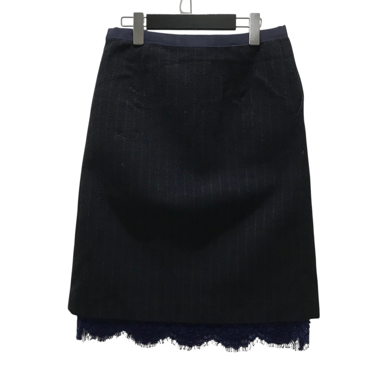 sacai/サカイ、切り替えラップフレアスカート、ネイビー、ウール、２サイズ sacai - サカイ SACAI スカートの通販 by KOMEHYO ONLINE ラクマ