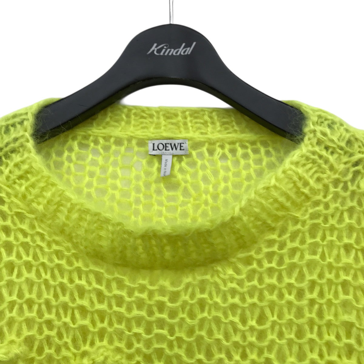 LOEWE(ロエベ) アナグラムモヘアニット イエロー サイズ XS｜【公式