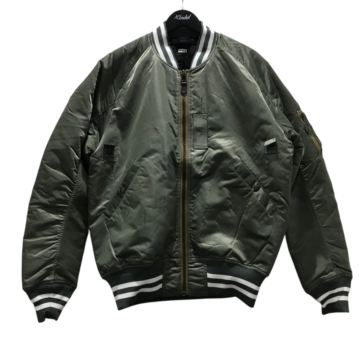 SEQUEL(シークエル) MA-1 BLACK フライトジャケット 2021AW SQ-21AW-JK