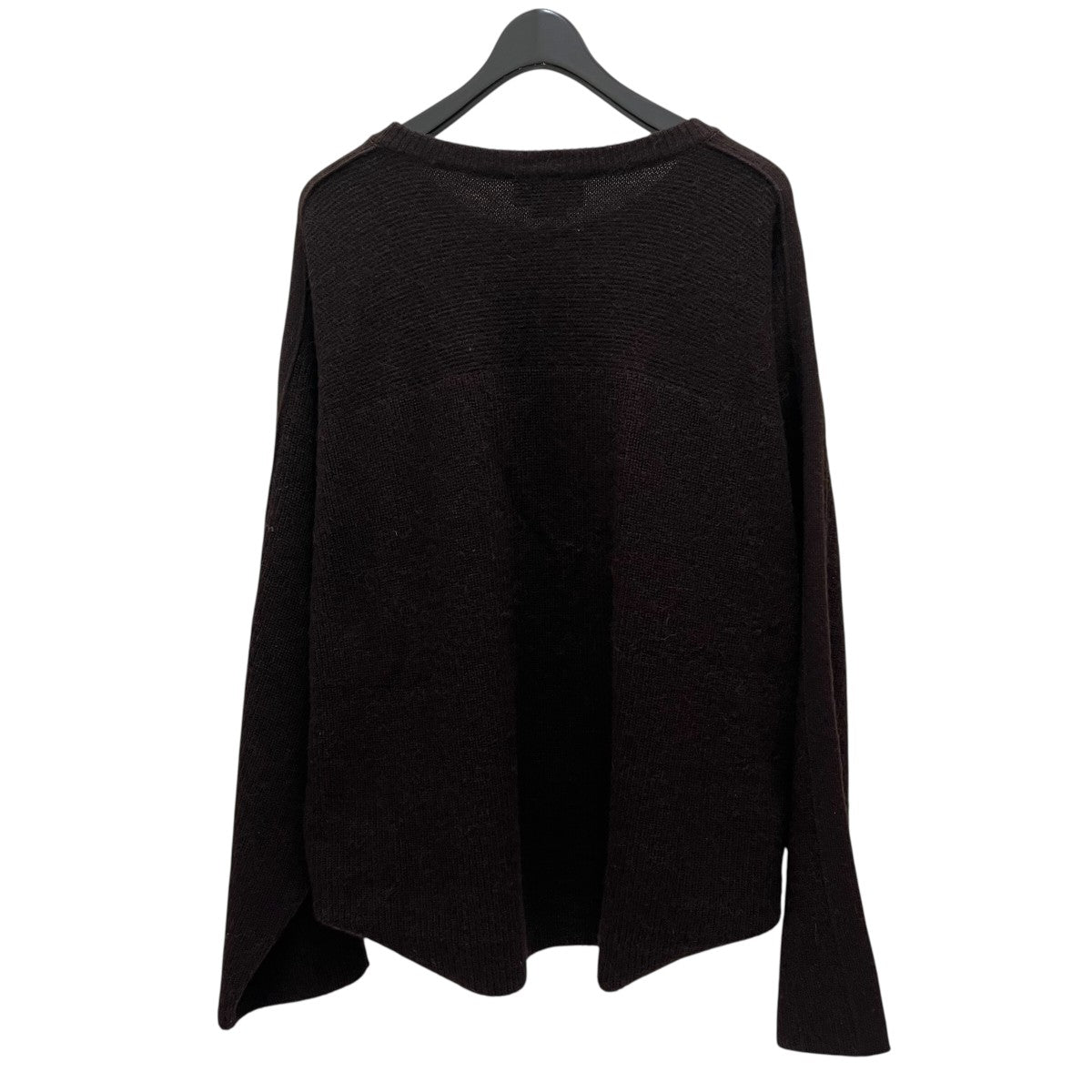 7G ALPACA WOOL CARDIGAN RIB STICH KNIT YOKE | 7G ALPACA WOOL