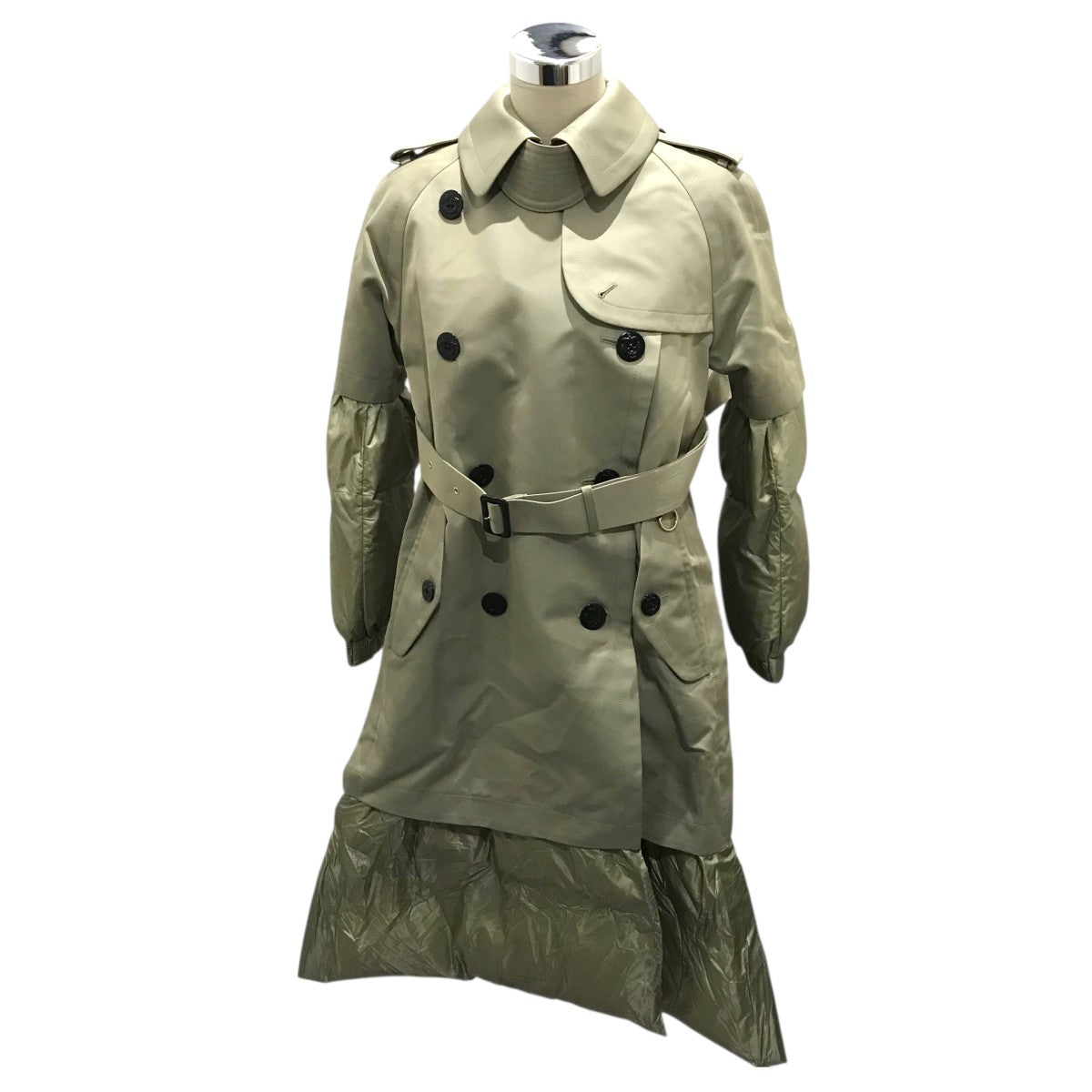 sacai(サカイ) レイヤードトレンチコート22-06401 22-06401 ベージュ