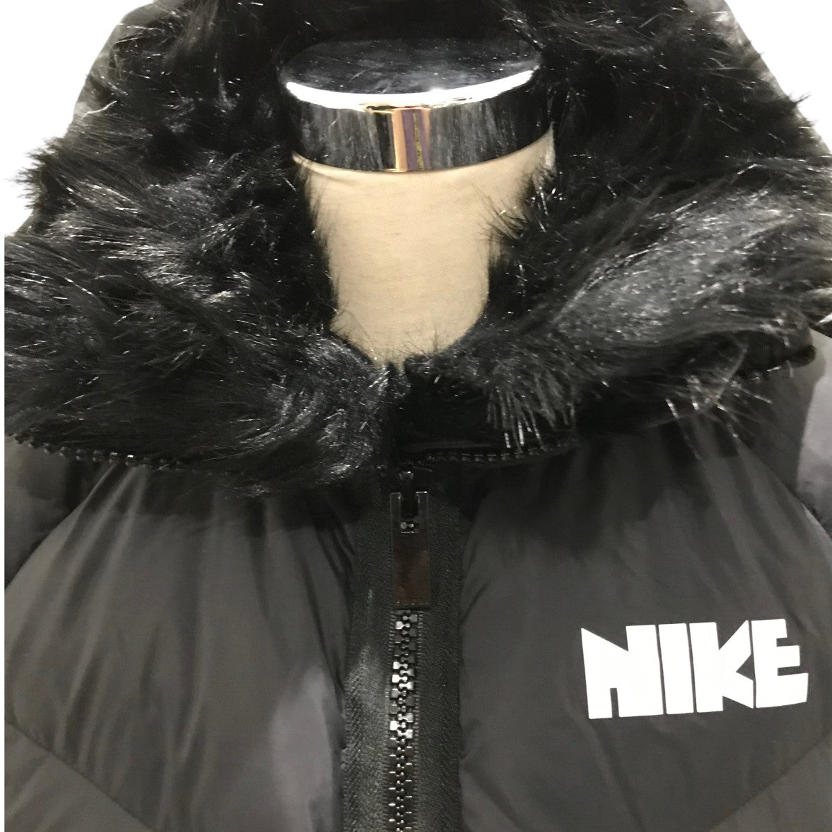 sacai×NIKE ファー切替ダウンジャケットCT3267-010 CT3267-010