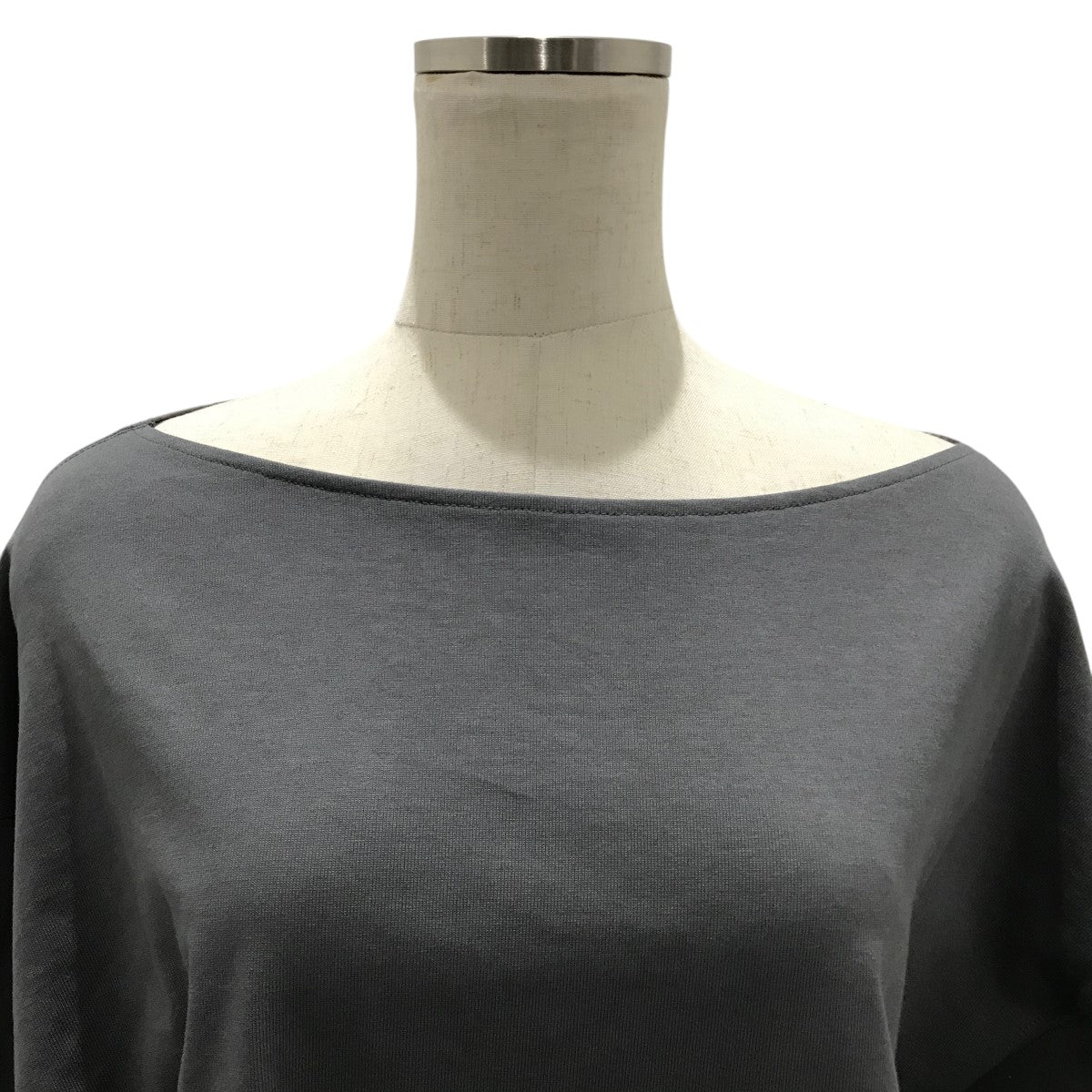 マメクロゴウチ mame kurogouchi 25SS  「Oversized Cotton Boat Neck Top」 ボートネックカットソー mame kurogouchi(マメクロゴウチ) 25SS｢Oversized Cotton Boat