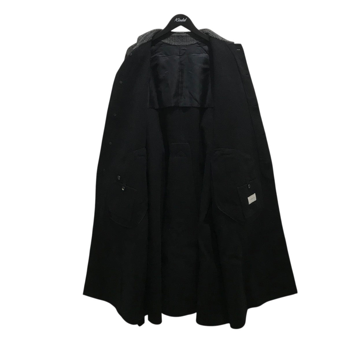 SARTO(サルト) 23AWウールカシミヤチダブルフェイスェックコート