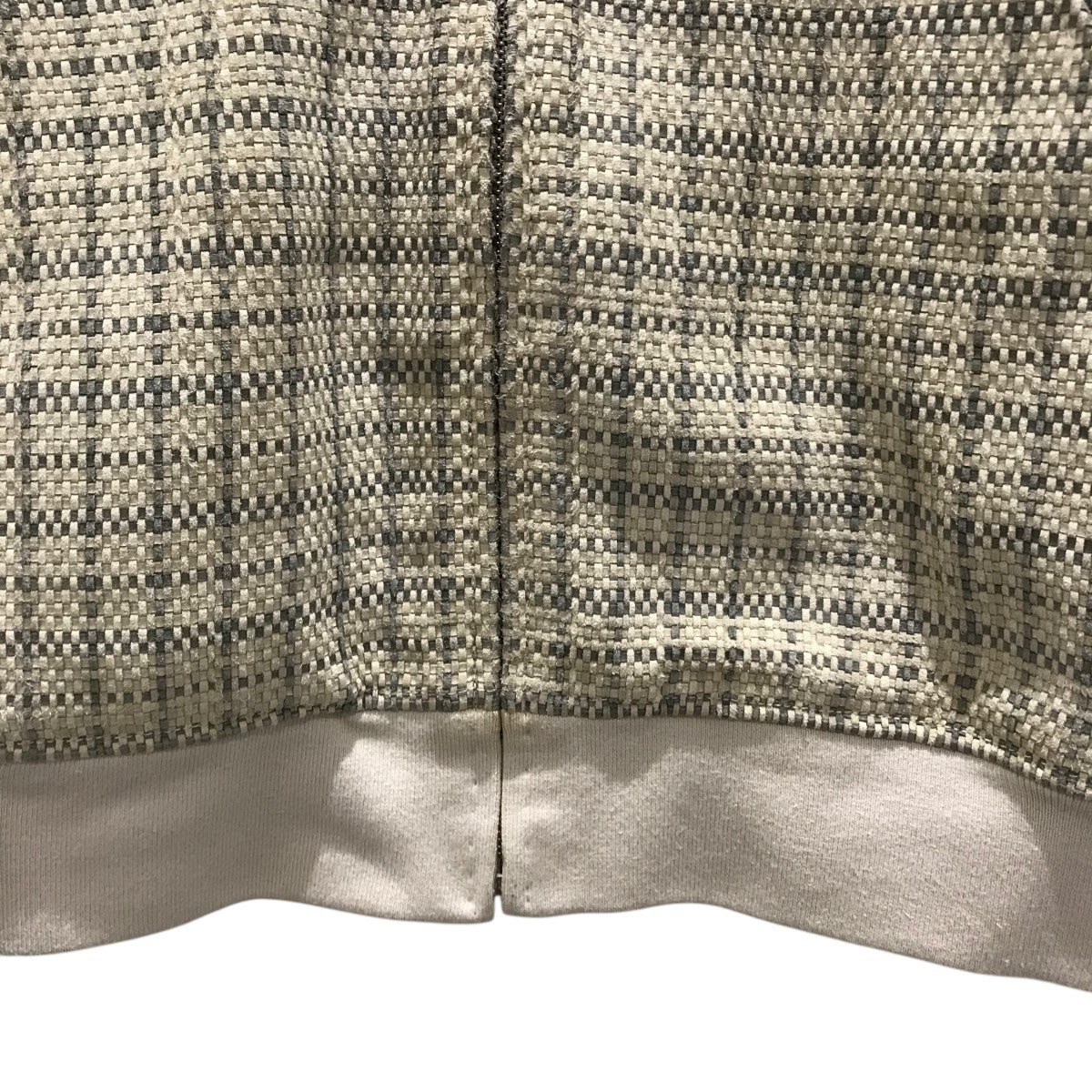 HERMES フーデッド編みレザージャケット 古着・中古-4枚目のアイテム画像