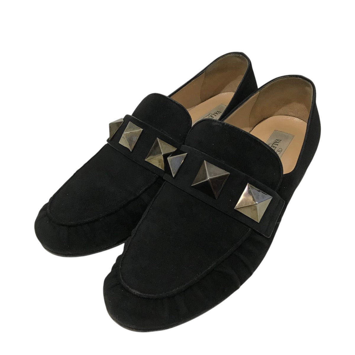 新品 VALENTINO ブラック スタッズ ローファー 36 VALENTINO(ヴァレンチノ) スタッズローファー ブラック サイズ 36