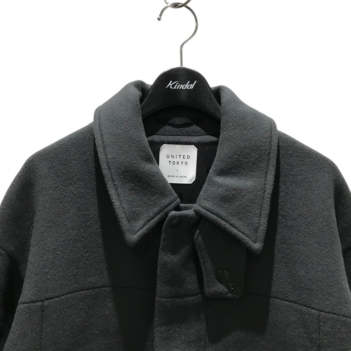【Double melton 2way ブルゾン】ハーフコート133650005