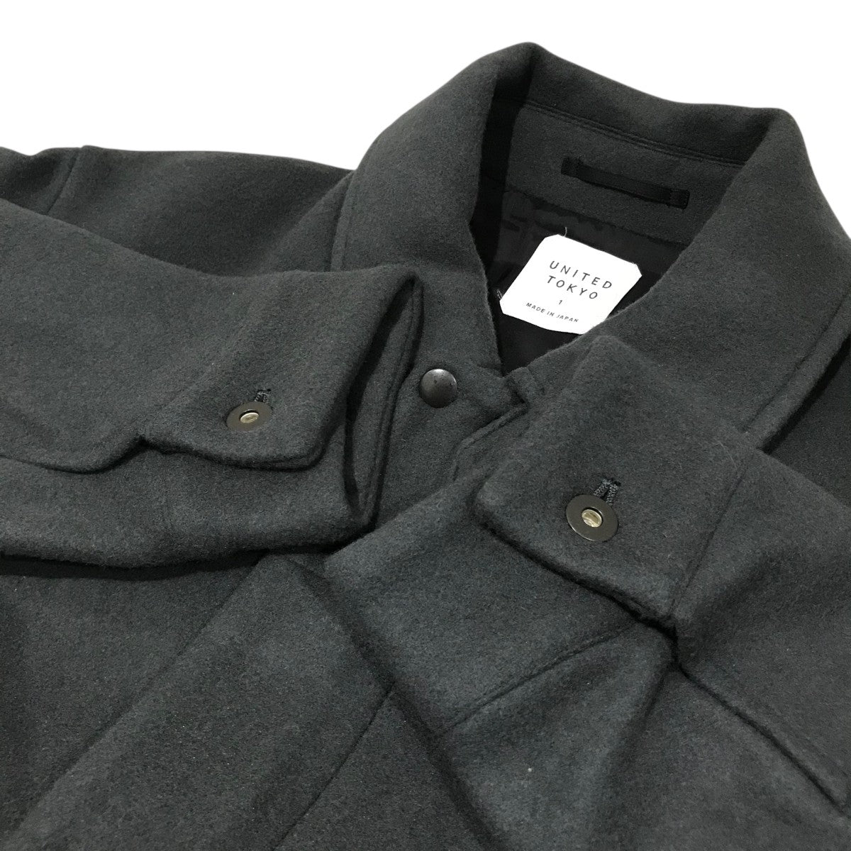 【Double melton 2way ブルゾン】ハーフコート133650005