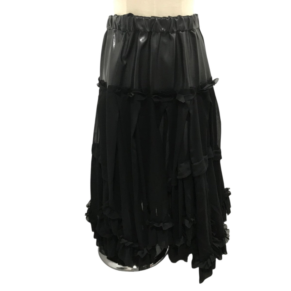 90s tricot COMME des GARÇONS フェイクレザースカート COMME des GARCONS(コムデギャルソン) フェイクレザー切替