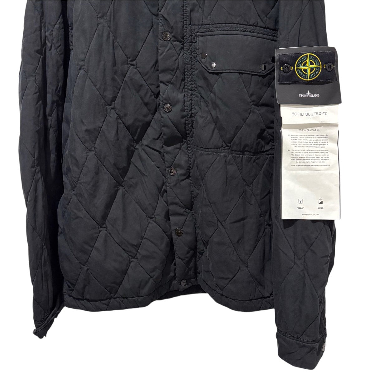 STONE ISLAND(ストーンアイランド) 24AWガーメントダイキルティング