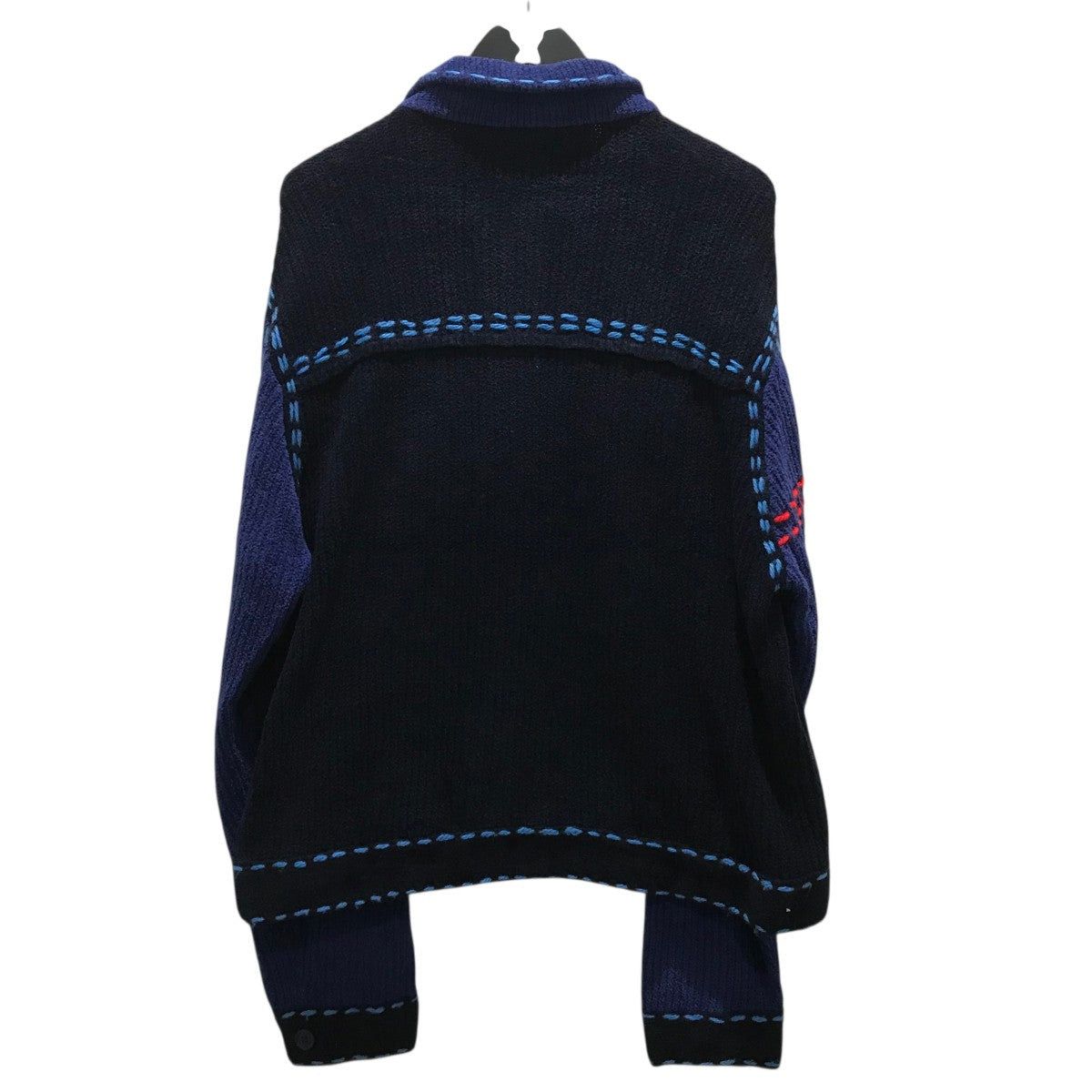 PHINGERIN PG1 KNIT ブラック　黒　ニットカーディガンLサイズ. PHINGERIN / PG1 KNIT -Black- (PD-192-KN-021) - 80 -HACHIMARU-