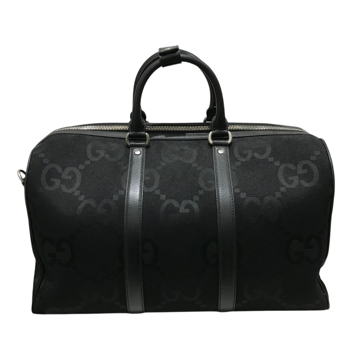 ！新品同然！　GUCCI グッチ　ボディーバッグ　ブラック　キャンバス GUCCI(グッチ) ジャンボ GG クロスボディバッグGGクロスボディ