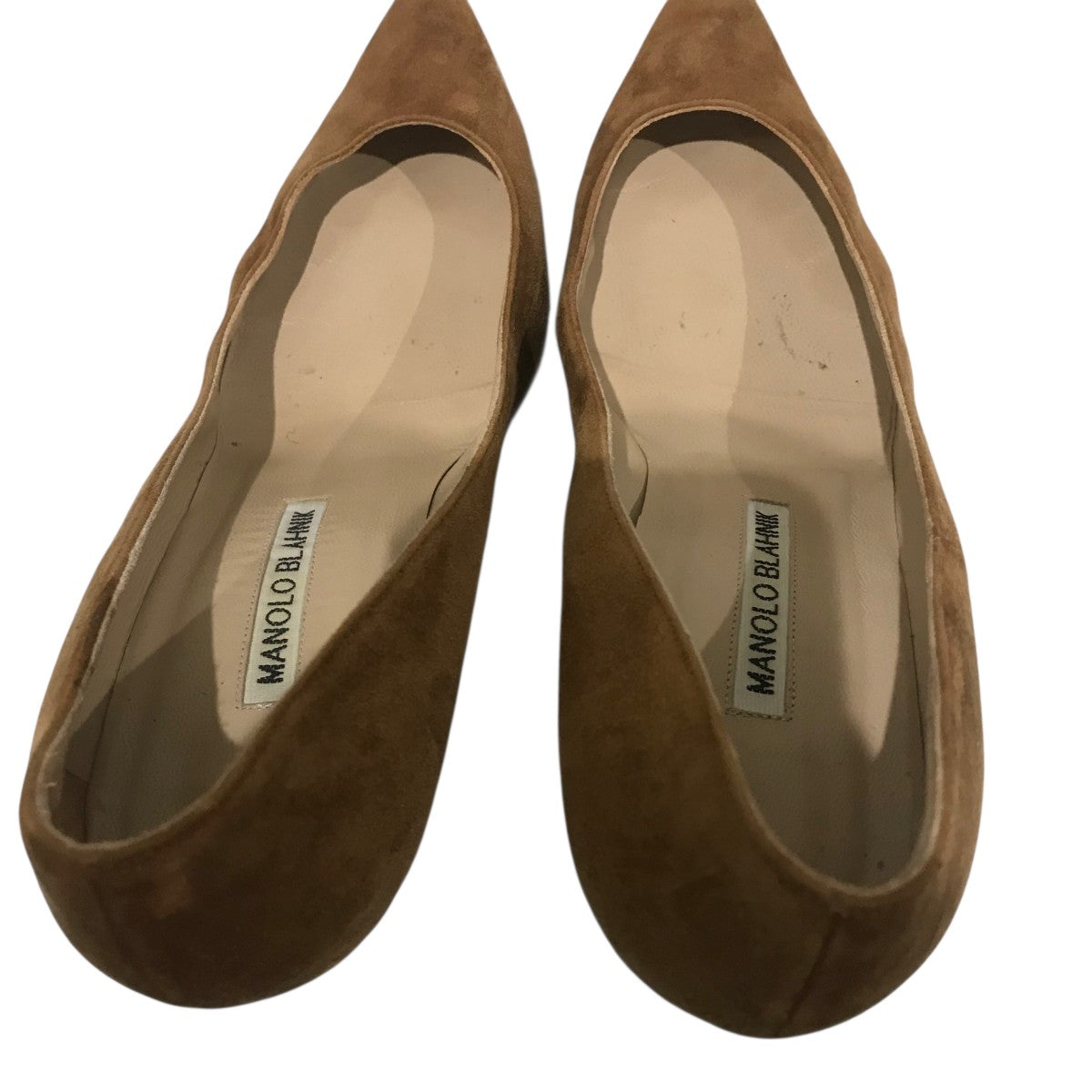 MANOLO BLAHNIK ブラウン スエード パンプス 370 Manolo Blahnik(マノロブラニク) スウェードパンプス ブラウン