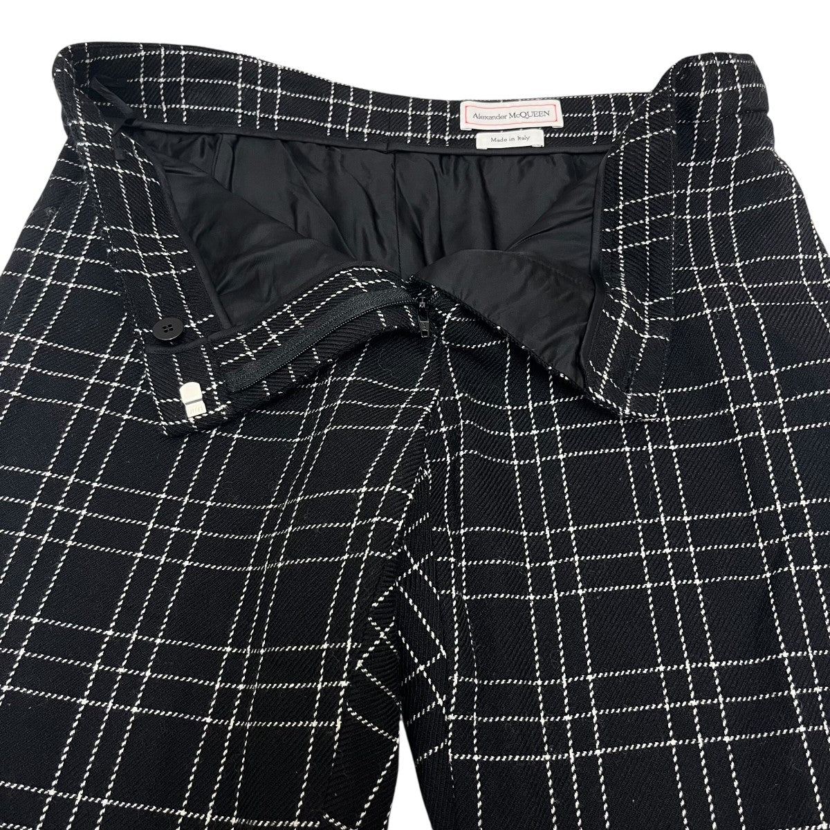 ALEXANDER McQUEEN チェックパンツ640016 古着・中古-3枚目のアイテム画像