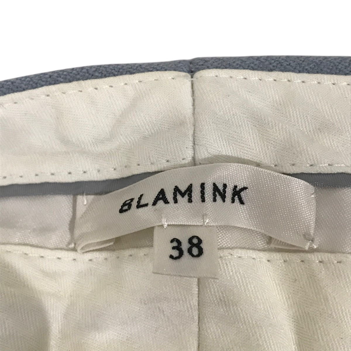BLAMINK ウールタックパンツ7914-299-0374 古着・中古-6枚目のアイテム画像