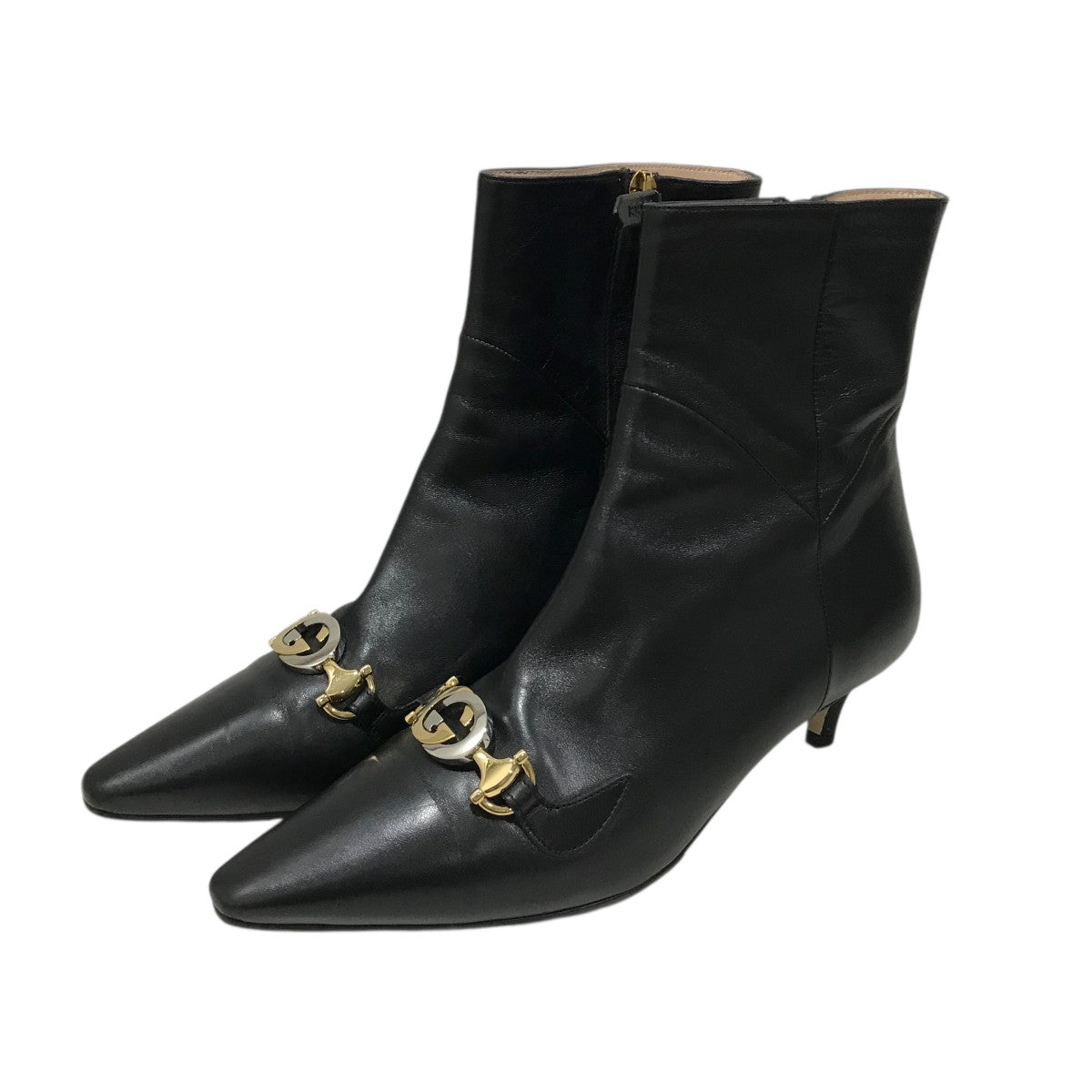 GUCCI(グッチ) インターロッキングGショートブーツ577157 577157