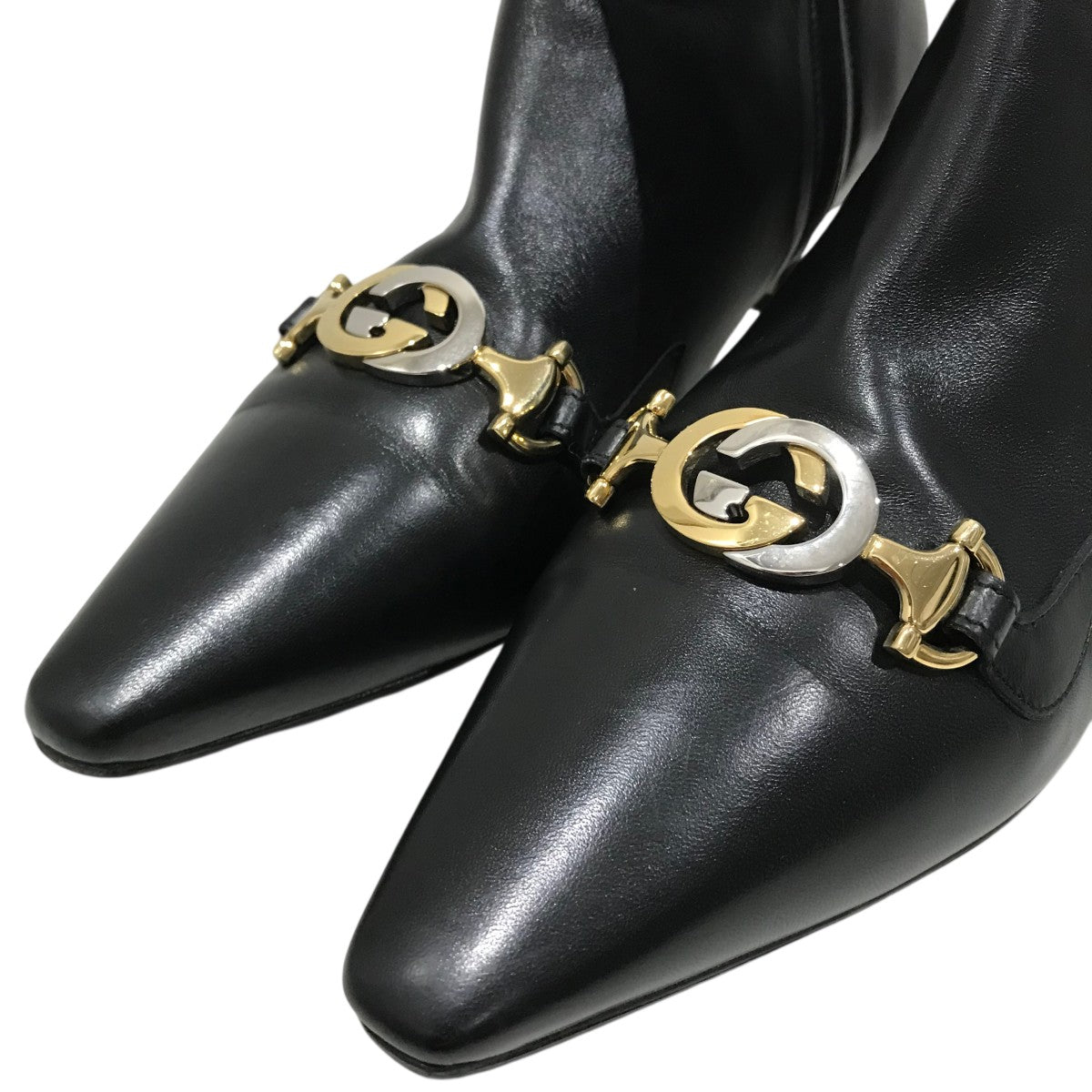 GUCCI(グッチ) インターロッキングGショートブーツ577157 577157