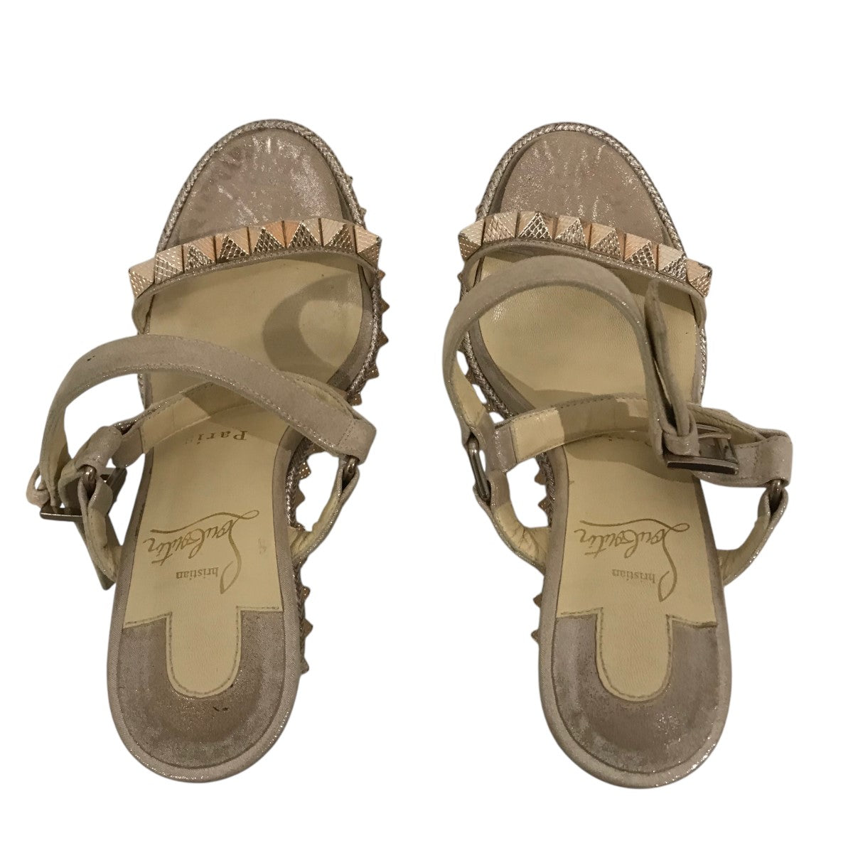 Christian Louboutin スタッズサンダル 古着・中古-4枚目のアイテム画像