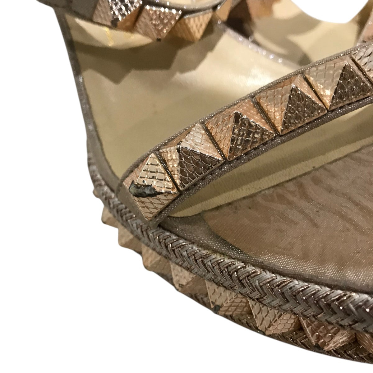 Christian Louboutin スタッズサンダル 古着・中古-7枚目のアイテム画像