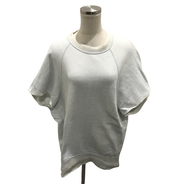 美品【BLAMINK】スウェット 吊り裏毛ロゴショートリブ 定価33,000円 BLAMINK(ブラミンク) 吊り裏毛ロゴショートスリーブ スウェット7917