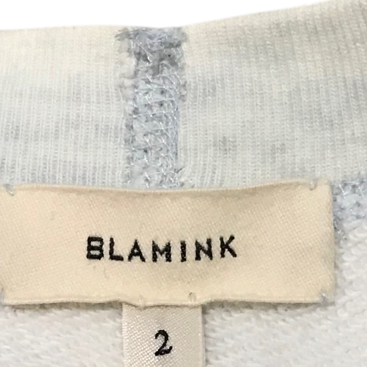 BLAMINK(ブラミンク) 吊り裏毛ロゴショートスリーブ スウェット7917