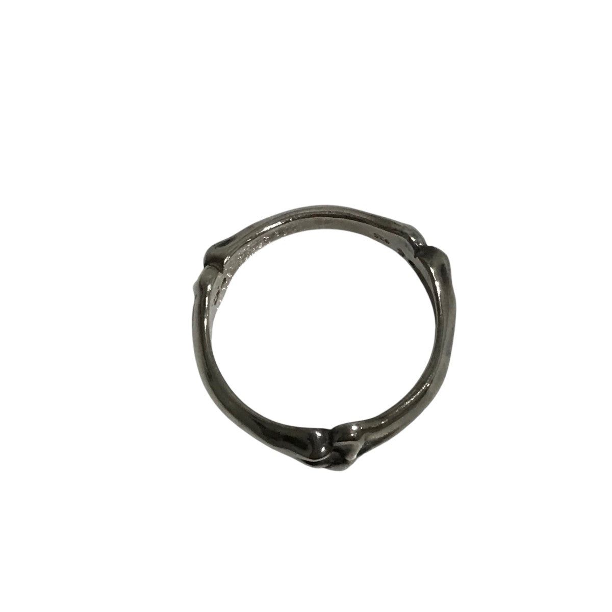 【bone shaped band ring． 】ボーンシェイプバンドリング