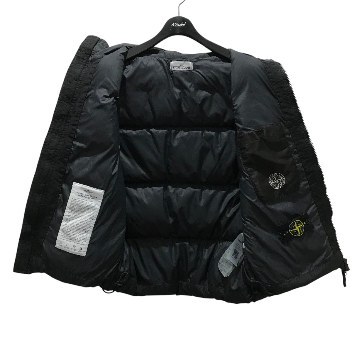 STONE  CRINKLE REPS NY DOWN ダウンベスト STONE ISLAND(ストーンアイランド) 【GARMENT DYED CRINKLE REPS