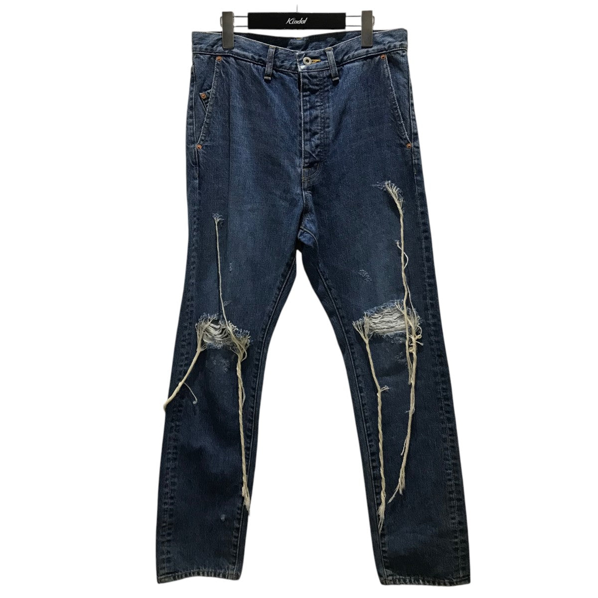 ダメージ加工デニムパンツ18AW08PT77