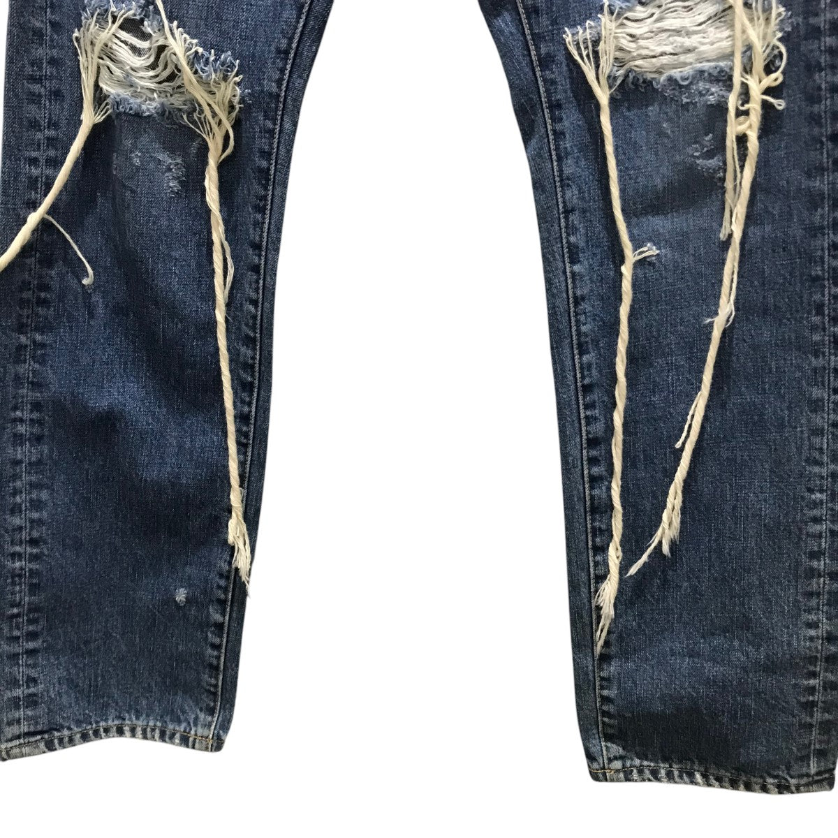 ダメージ加工デニムパンツ18AW08PT77