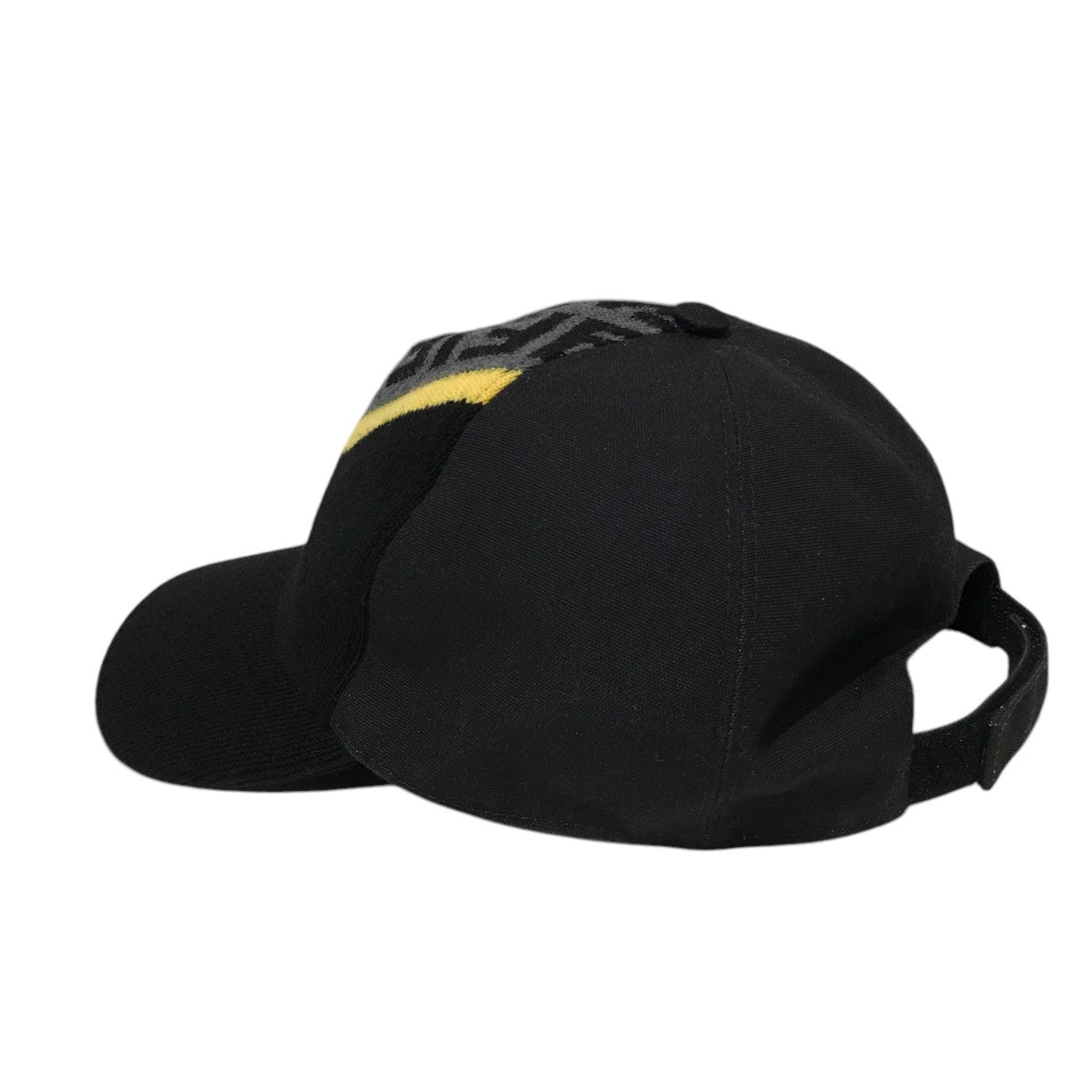 FENDI(フェンディ) ズッカ柄キャップFXQ768 FXQ768 ブラック×イエロー